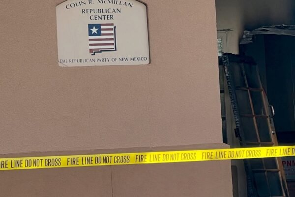 The headquarters of the New Mexico Republican party attacked the alleged attack caused, authorities say The headquarters of the New Mexico Republican party attacked the alleged attack caused, authorities say