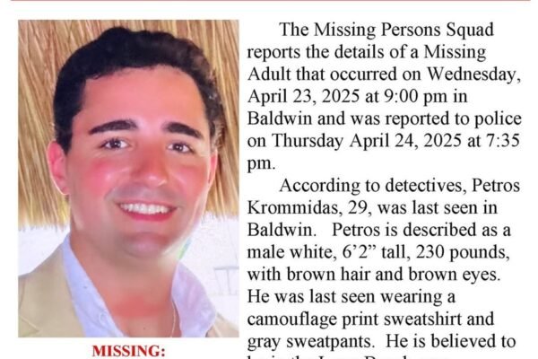 The candidate of the New York County Legislature reported missing for almost a week The candidate of the New York County Legislature reported missing for almost a week